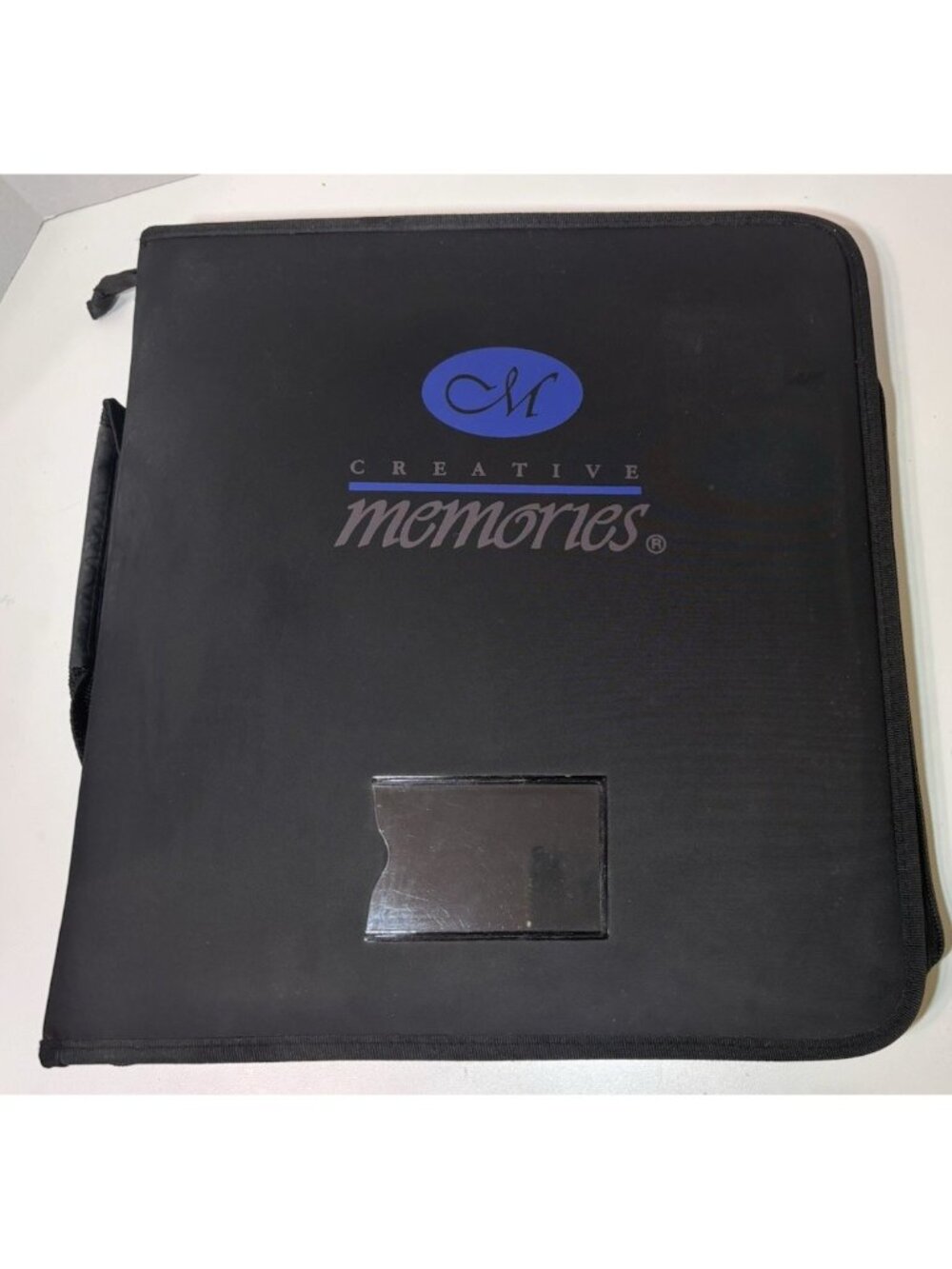 Creative Memories Sticker Binder Zipper Handle Black Memory Mate Storage